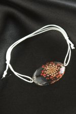 Sultan Otu Hayat Ağacı Epoksi Bileklik-Kırmızı