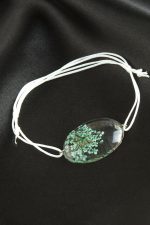 Sultan Otu Hayat Ağacı Epoksi Bileklik-Yeşil - Görsel 2