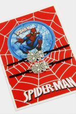 2 Adet Örümcek Adam İp Bileklik-Siyah