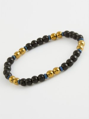 Hematit - Onix Doğaltaş Bileklik-Standart