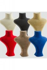 23 cm Manken Anfora Kumaş-Açık Pembe - Görsel 5