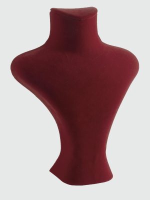 23 cm Manken Anfora Kumaş-Bordo