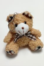 Sevimli Ayıcık Peluş Anahtarlık-Renkli