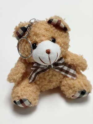 Sevimli Ayıcık Peluş Anahtarlık-Renkli