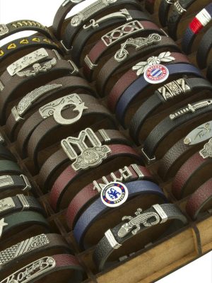 48 Adet Standlı Kaliteli Suni Deri Bileklik Kampanyalı Fiyatı-Renkli