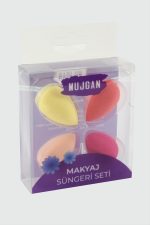 4 Adet Yumurta Minik Makyaj Süngeri-Renkli - Görsel 3