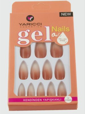 Orange Takma Tırnak-Sütlü Kahve