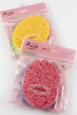 2 Adet Oval Makyaj Süngeri-Renkli