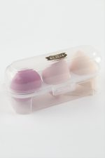 3 Adet Yumurta Kutulu Makyaj Süngeri-Pembe - Görsel 4