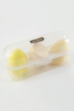 3 Adet Yumurta Kutulu Makyaj Süngeri-Sarı - Görsel 4