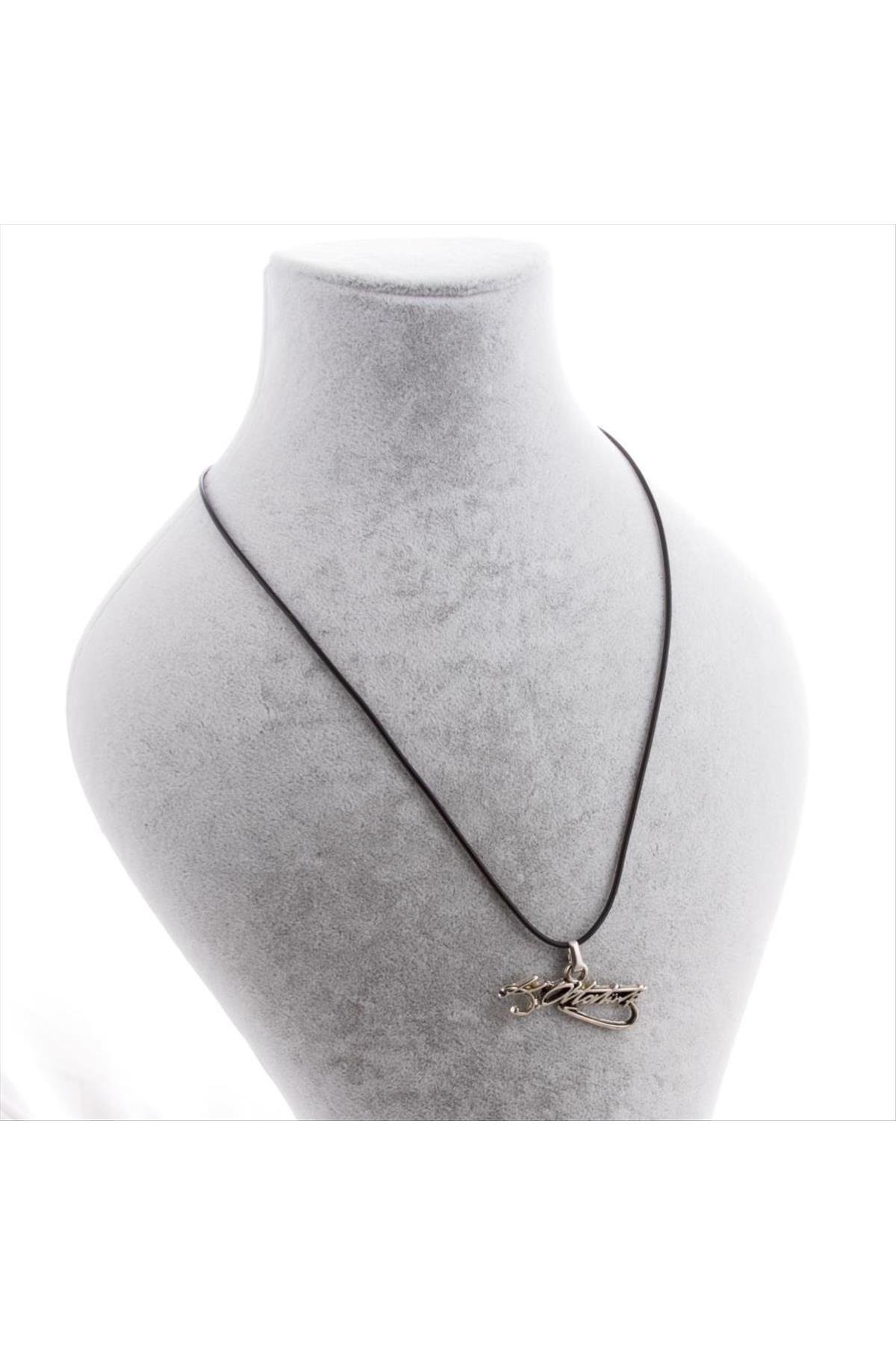 1203379_Ataturk-Imzasi-Kolye-3c69.jpg Atatürk İmzası Kolye-Siyah - Görsel 1