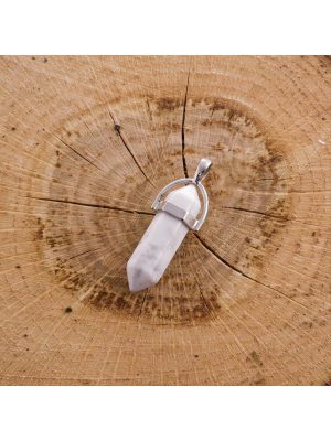 Havlit Point Kolye Ucu-Beyaz