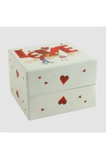 Love Yazılı Saat Kutusu-Beyaz - Görsel 2