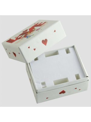 Love Yazılı Saat Kutusu-Beyaz