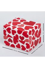 Çift Kombinli Saat Kutusu -Kırmızı