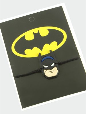 Btmn Yarasa İp Bileklik-Siyah