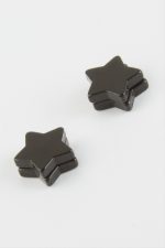 Yıldız Mıknatıslı Küpe-Gümüş Rengi - Görsel 2