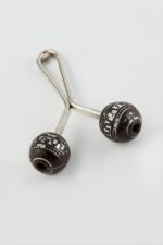 Yuvarlak Klipsi Firkete-Siyah