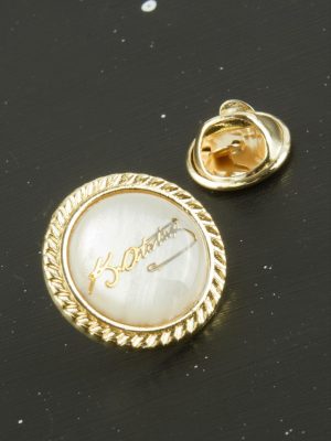 Atatürk Sedef Yaka Rozet-Sarı