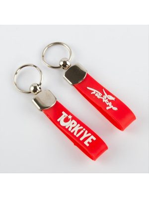 Türkiye Yazılı Anahtarlık-Kırmızı