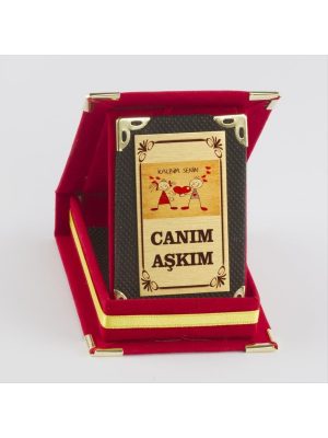 Canım Aşkım Plaketi-Kırmızı