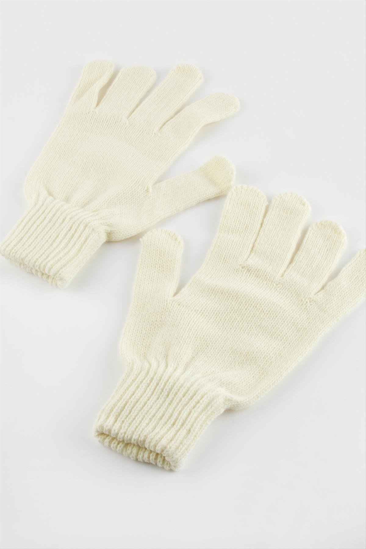 1203503_Super-Tek-Kat-Eldiven-29bc.jpg Süper Tek Kat Eldiven-Krem - Görsel 1