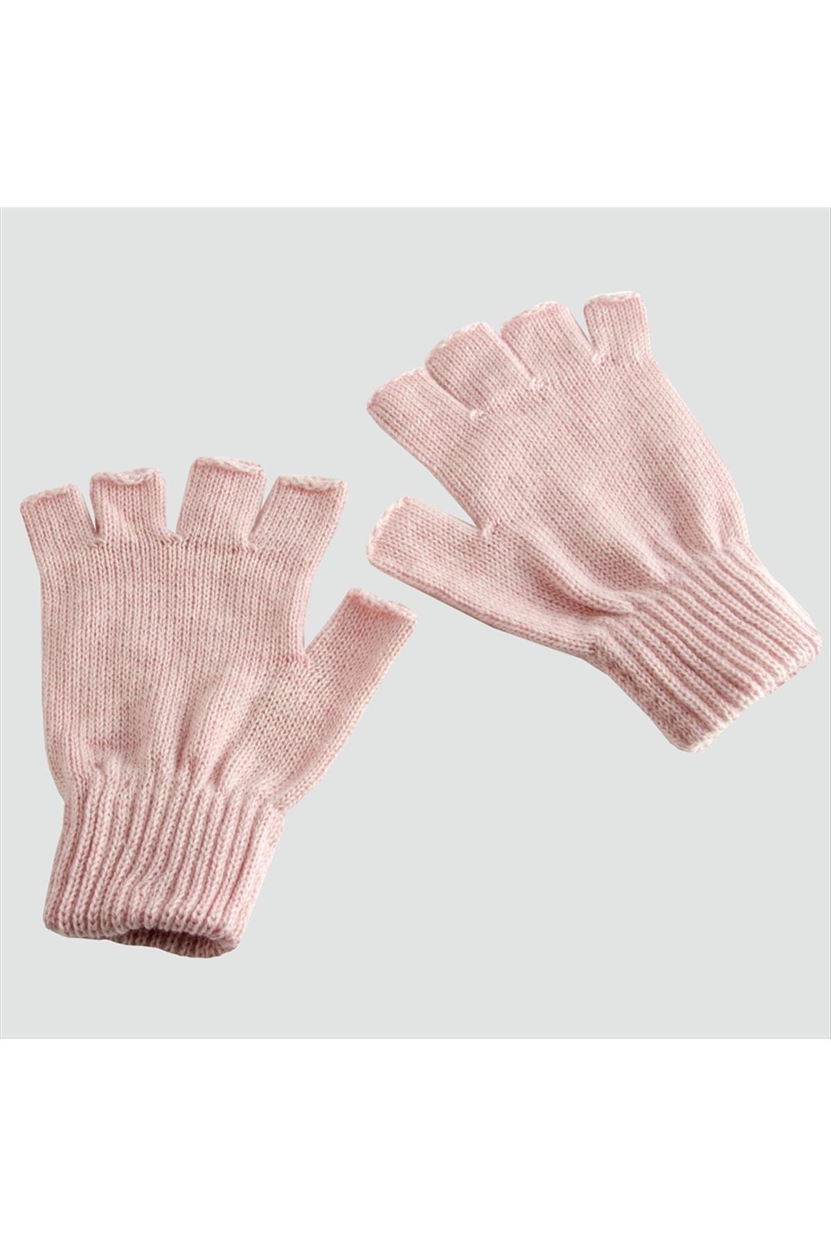 1203518_Kesik-Uclu-Eldiven-8c31.jpg Kesik Uçlu Eldiven-Açık Pembe - Görsel 1