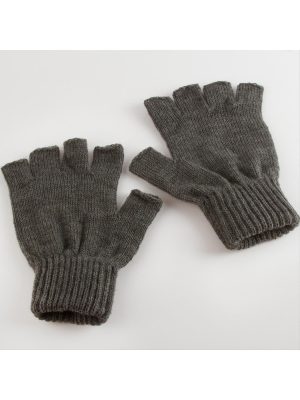 Kesik Uçlu Eldiven-Koyu Gri