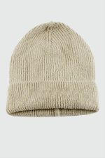 Katlamalı Bayan Bere-Kahverengi