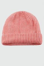 Katlamalı Bayan Bere-Açık Gri