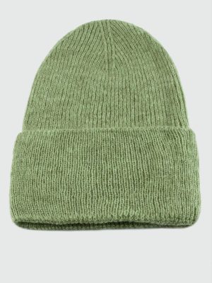 Katlamalı Bayan Bere-Yeşil