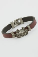 Mifer Suni Deri Bileklik-Bordo - Görsel 2