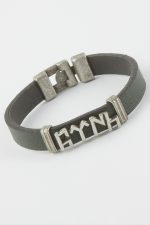 Türk Yazılı Suni Deri Bileklik-Yeşil - Görsel 2