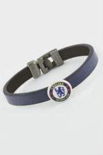 Lacivert Renkli Suni Deri Bileklik-Lacivert - Görsel 2