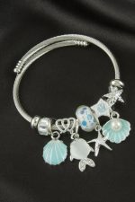 Balık Panora Bileklik-Gümüş Rengi