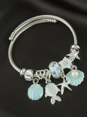 Balık Panora Bileklik-Gümüş Rengi