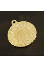 Tek Kulplu Yarım Altın-Sarı - Görsel 2