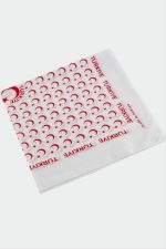 Ay Yıldız Desenli Bandana 50X50-Beyaz - Görsel 2