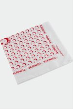 Ay Yıldız Desenli Bandana 50X50-Beyaz - Görsel 3