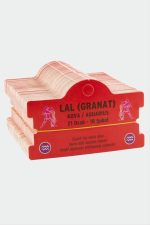 Lal Granat - Kova Burç Bileklik Kartı-Kırmızı