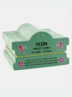 Yeşim - Terazi Burç Bileklik Kartı-Yeşil