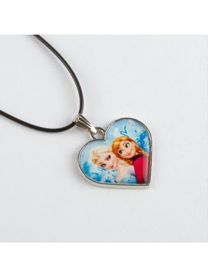 Kalp Uçlu Kolye-Siyah