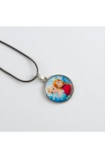 Yuvarlak Uçlu Kolye-Siyah