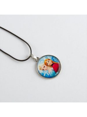 Yuvarlak Uçlu Kolye-Siyah