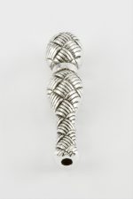 Baklava Desenli Tesbih İmame Aparatı 1 Adet-Gümüş Rengi