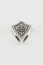 Üçgen Tesbih Ara Aparatı 1 Adet-Gümüş Rengi