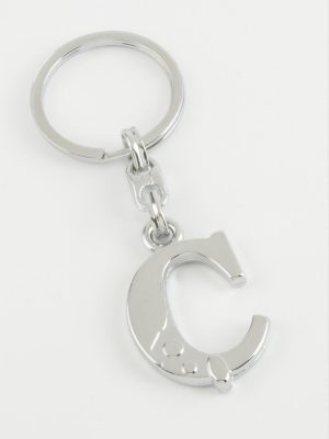 Harfli Metal Anahtarlık-Ç