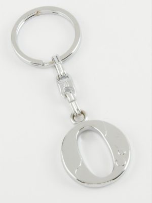 Harfli Metal Anahtarlık-O