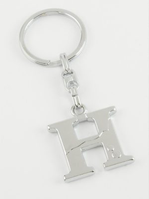 Harfli Metal Anahtarlık-H