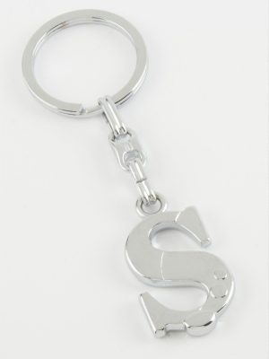 Harfli Metal Anahtarlık-Ş